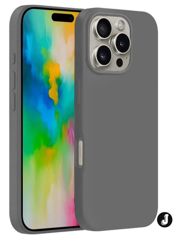 JAJEEK "New Liquid Silicone Case for iPhone 16 Pro Max – Ultra Slim, Soft Anti-Scratch Microfiber Lining & Drop Protection" - Image 1