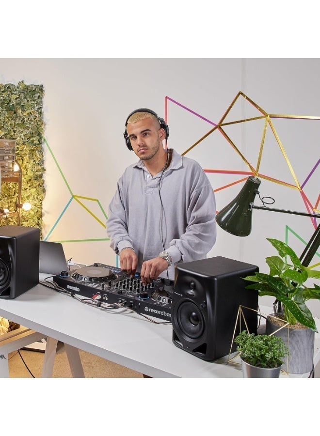 Pioneer DJ سماعات مونيتور نشطة بزاوية 5 بوصات من بايونير دي جي DM-50D-BT مع بلوتوث - أسود - Image 5