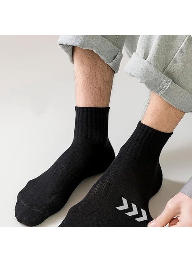 DUNISO 6 Pairs Of Comfortable Cushioning Ankle Socks, High-Quality Cotton Comfort, Thin Sports Socks Set, Comfortable And Breathable Casual Socks  - Image 5