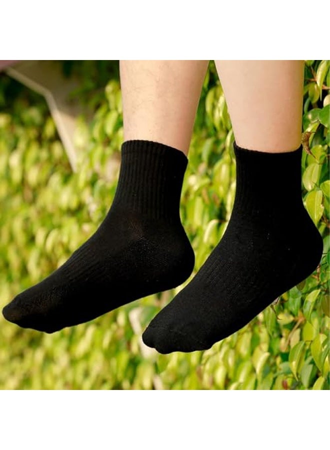 DUNISO 6 Pairs Of Comfortable Cushioning Ankle Socks, High-Quality Cotton Comfort, Thin Sports Socks Set, Comfortable And Breathable Casual Socks  - Image 4