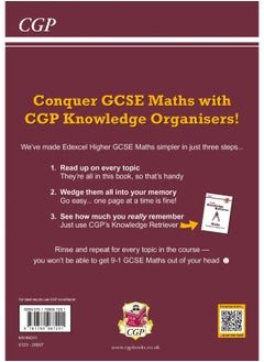 Coordination Group Publications Ltd (CGP) GCSE Maths Edexcel Knowledge Organiser - Higher  - Image 2