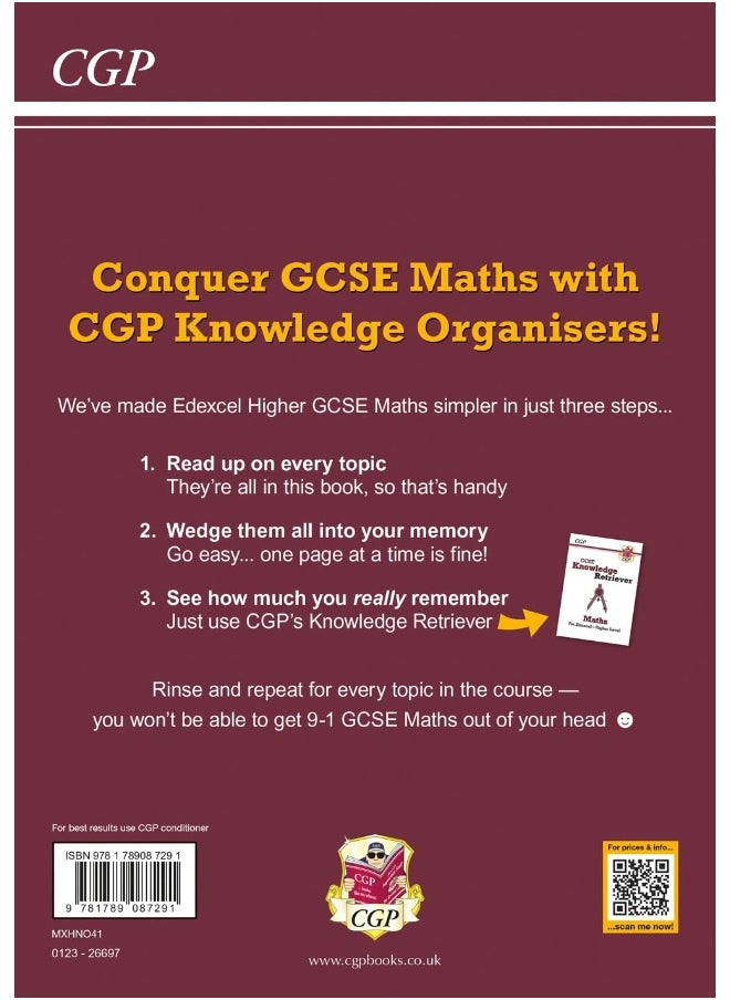 null - Coordination Group Publications Ltd (CGP) GCSE Maths Edexcel Knowledge Organiser - Higher - Image 1