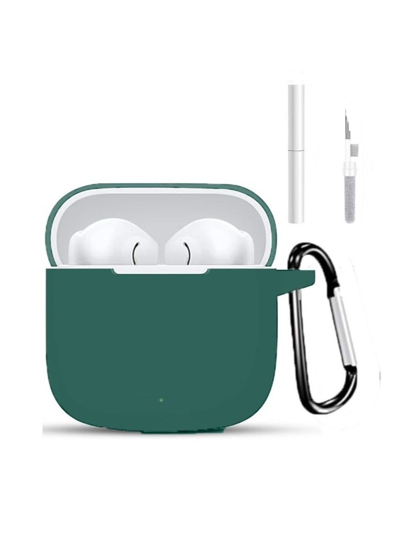 Silicone Protective Case Cover for Huawei FreeBuds Se 2/ Se 3 with Cleaner Kit (Green) - Image 1