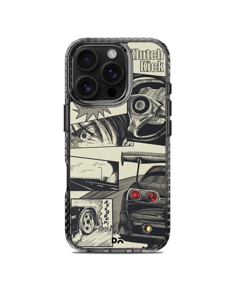 DailyObjects Case for iPhone 16 Pro Compatible with Mag-Safe Wireless Charging, Stride 2.0 K3 The Drift Saga Slim Shockproof Back Cover with Inner Magnetic Ring - Image 2