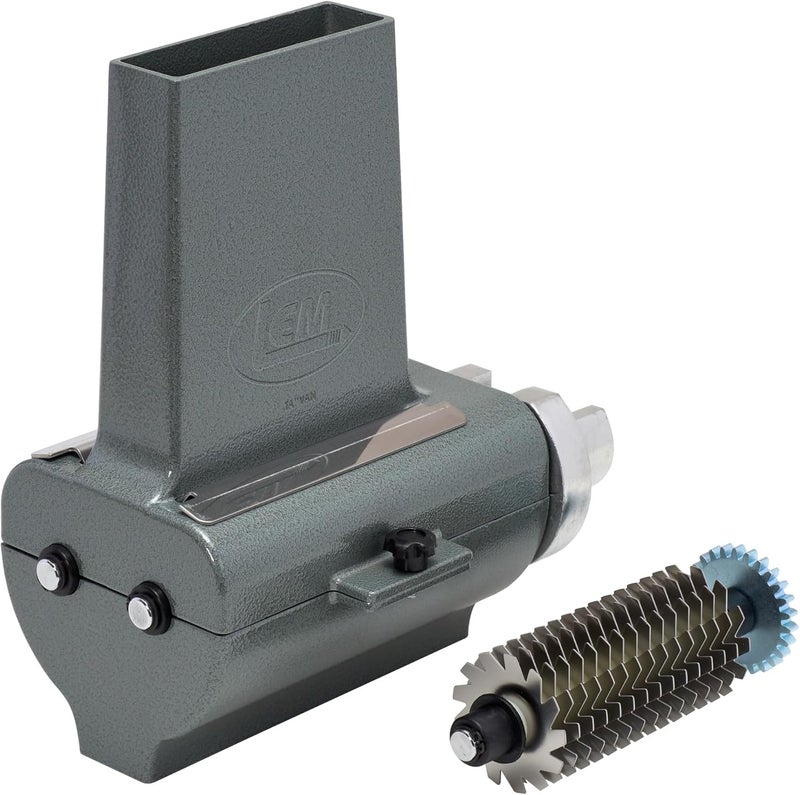 LEM LEM Products BigBite 2in1 Jerky Slicer and Tenderizer Attachment for Meat Grinders Aluminum  - Image 1