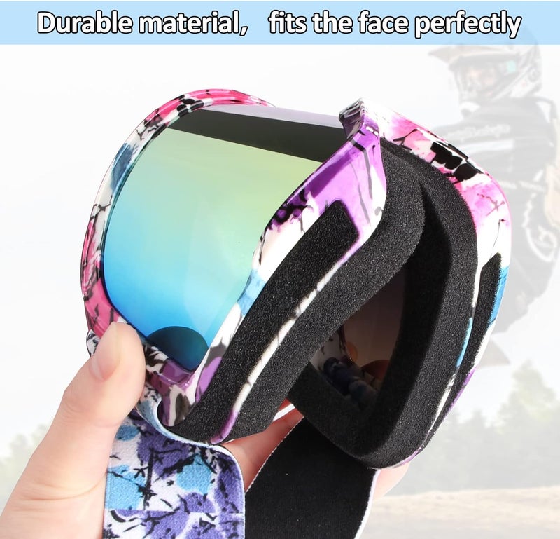 LMAVAG ATV Goggles with Colorful Lens - Image 4