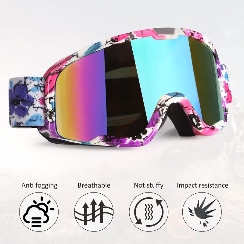 LMAVAG ATV Goggles with Colorful Lens - Image 5