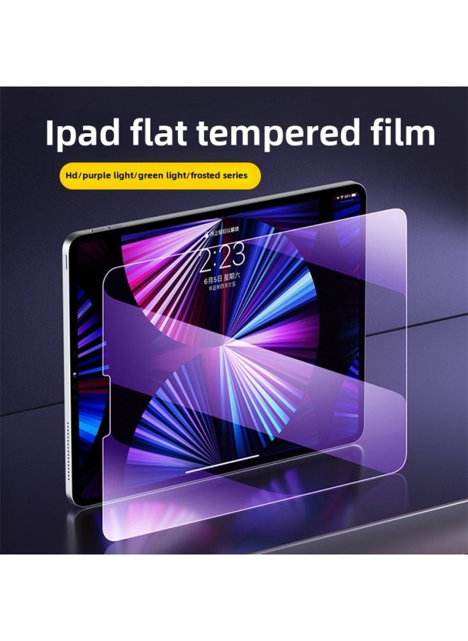 Generic - For IPadair11 Tempered Film Pro11 Inch Air13 Inch Apple 2025 9 Generation 10.2 Anti-Fingerprint Film-Color:Frosted Anti-fingerprint Tempered Film + Kraft Paper Packaging-Dimensions:ipad  Pro 13 2024 - Image 1