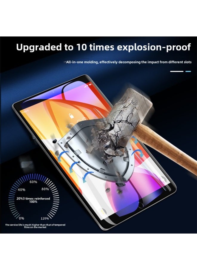 Generic - For IPadair11 Tempered Film Pro11 Inch Air13 Inch Apple 2025 9 Generation 10.2 Anti-Fingerprint Film-Color:Frosted Anti-fingerprint Tempered Film + Kraft Paper Packaging-Dimensions:ipad  Pro 13 2024 - Image 1
