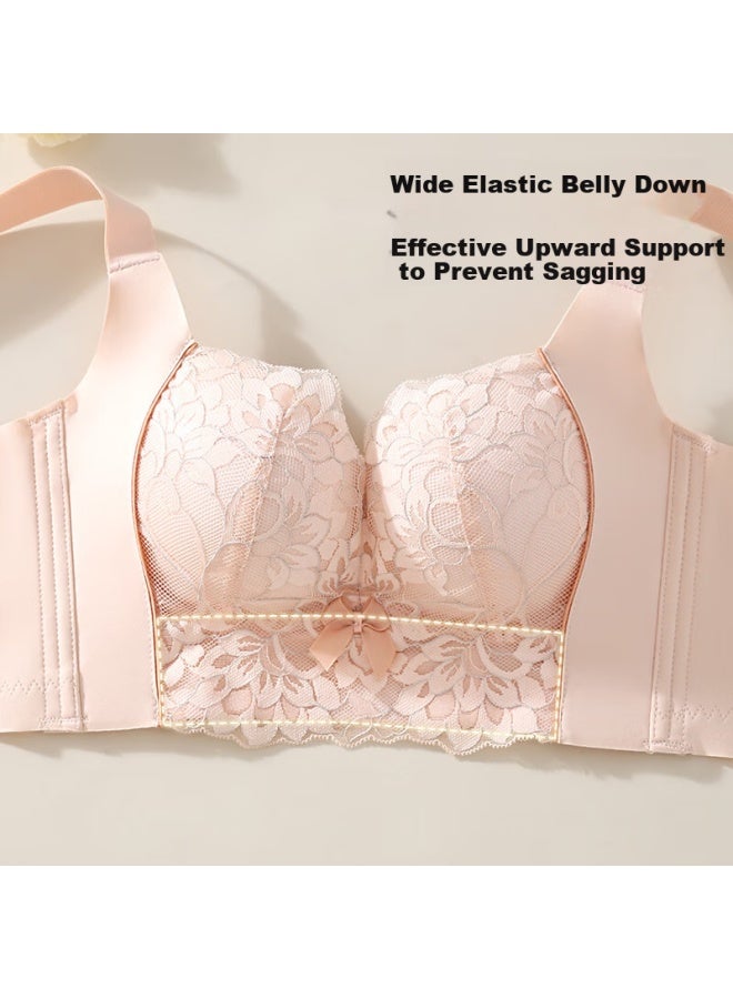 Gracewell Lace Push-Up Adjustable Lift Bra Women'S Upper Support Prevent Sagging Side Gathering Bra Summer - Image 5