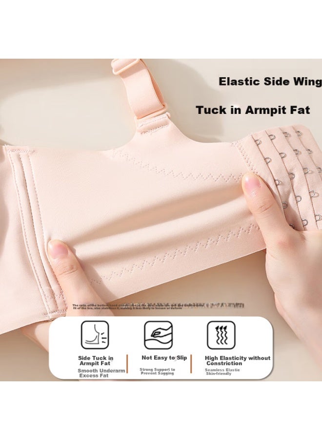 Gracewell Lace Push-Up Adjustable Lift Bra Women'S Upper Support Prevent Sagging Side Gathering Bra Summer - Image 4