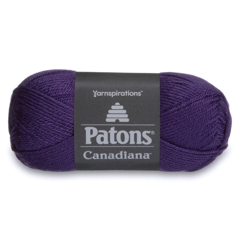 Patons Canadiana Yarn Solids Grape Jelly