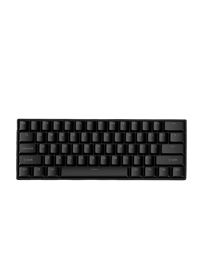Neutral Key Gaming Mini Triple-mode Rgb Driver Keyboard Wired Hot-swappable Office Portable Compact Mechanical Keyboard - Image 1