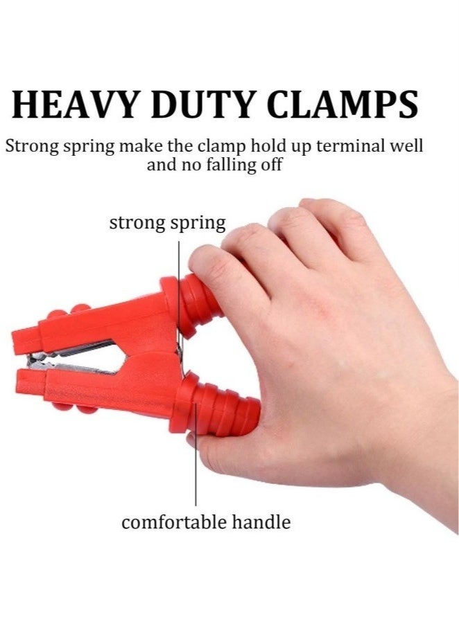 Bukela 5M 3000Amp Jumper Cables for Car Battery Heavy Duty Jumper Cables for Jump Starting Dead or Weak Batteries Emergency Roadside Assistance Works in Every Weather - Image 2