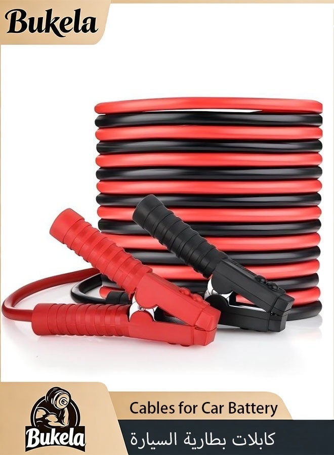 Bukela Car Jumper Cables 5M 3000Amp for Car Battery Heavy Duty Jumper Cables for Jump Starting Dead or Weak Batteries Emergency Roadside Assistance Works in Every Weather - Image 3