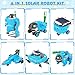 Playsheek STEM Projects for Kids Ages 812 Solar Robot Kit 6in1 Space Toys for 10YearOld Boy Girl Gift Toys Science Kits Christmas Birthday Gifts for 8 9 10 11 12 Year Old Blue - Image 3