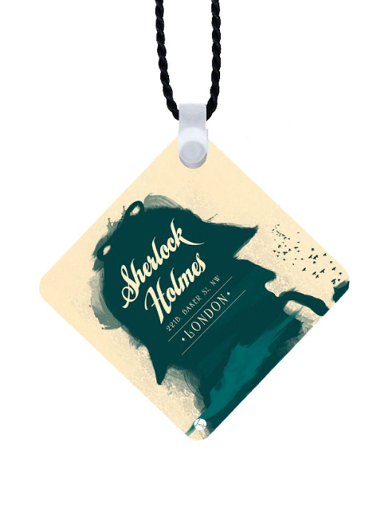 RKN Sherlock Holmes Printed Car Mirror Pendant - Image 2