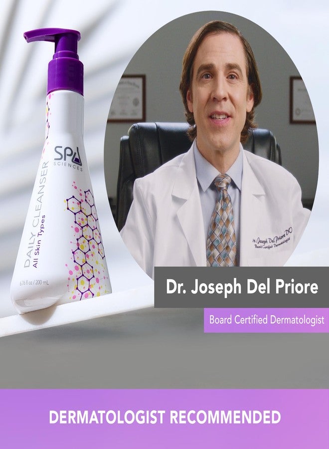 SPA SCIENCES - Daily Cleanser - Made in the USA - With Hyaluronic Acid, Antioxidants & Chamomile, Arnica Extracts - Soothe, Hydrate, Purify - Vegan - For All Skin Types - 6.76oz - Image 3