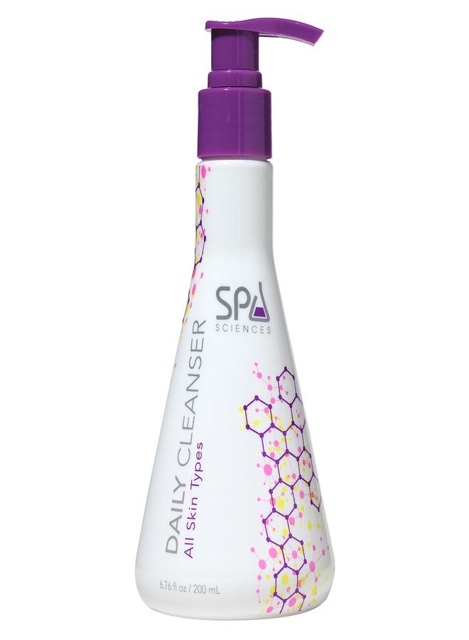 SPA SCIENCES - Daily Cleanser - Made in the USA - With Hyaluronic Acid, Antioxidants & Chamomile, Arnica Extracts - Soothe, Hydrate, Purify - Vegan - For All Skin Types - 6.76oz - Image 1