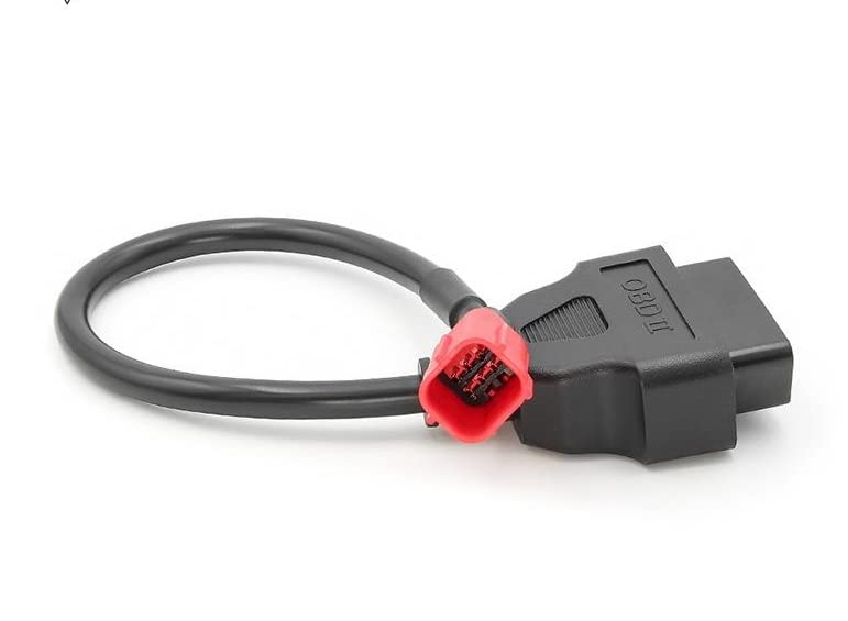 Mapout24 Original Branded obd2 Scanner Cable elm327 Bike Cable OBD Cable Scanner with 6 Month Free Replacement Warranty 6 Pin Coplaer for Yamaha, Suzuki, and Honda Bs6-Bs7 Bikes SMPL036 - Image 3