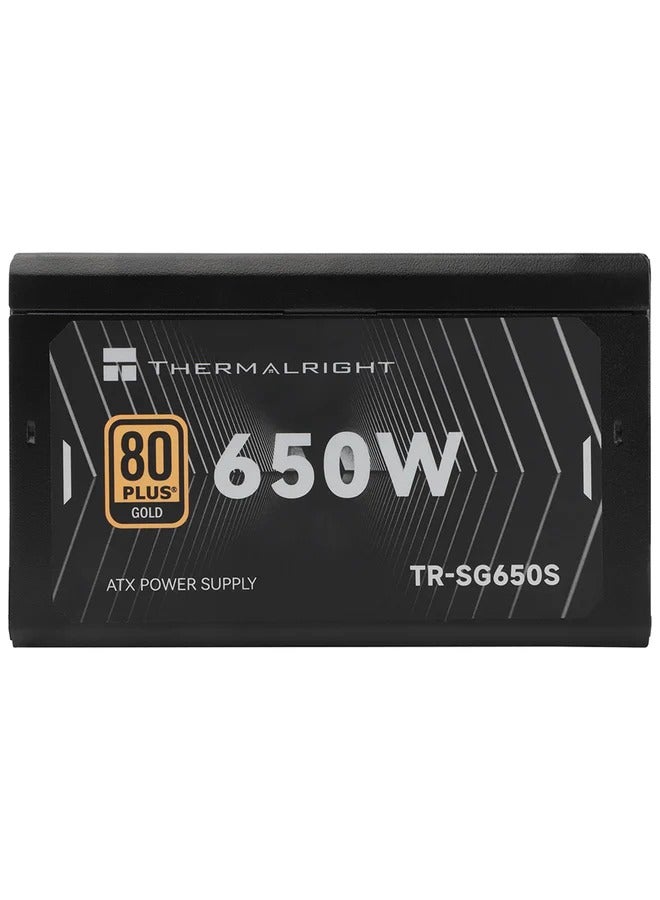 Thermalright POWER SUPPLY HERMALRIGHT TR-SG650S 650W 80+ Gold NON modular ATX 3.1 BLACK - Image 2