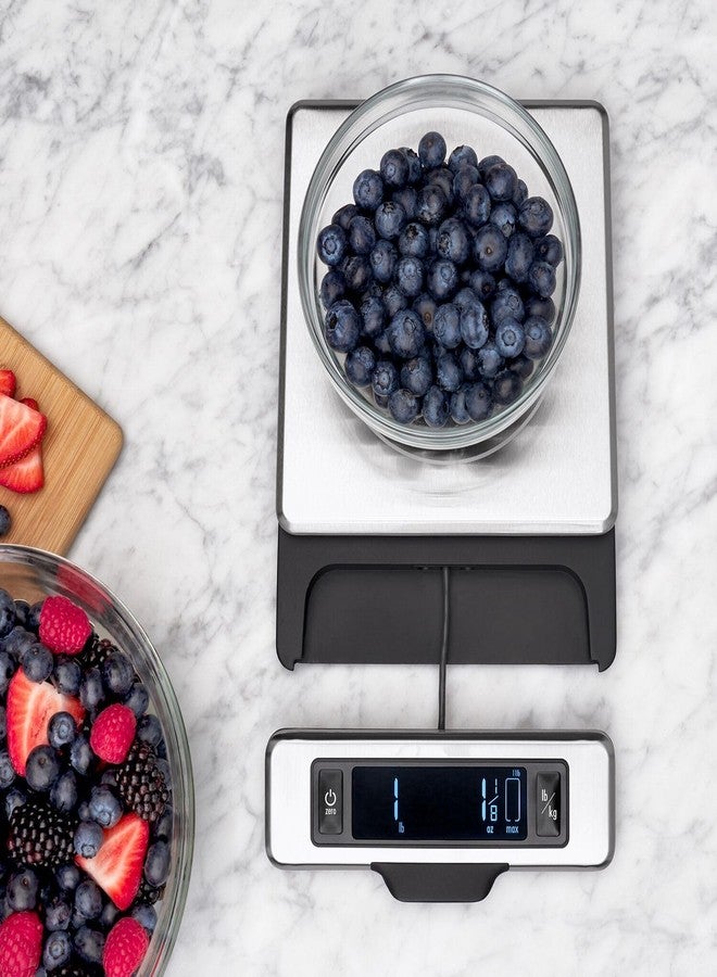 OXO Good Grips Stainless Steel Food Scale with Pull-Out Display, 11-Pound NEWER VERSION AVAILABLE - Image 2