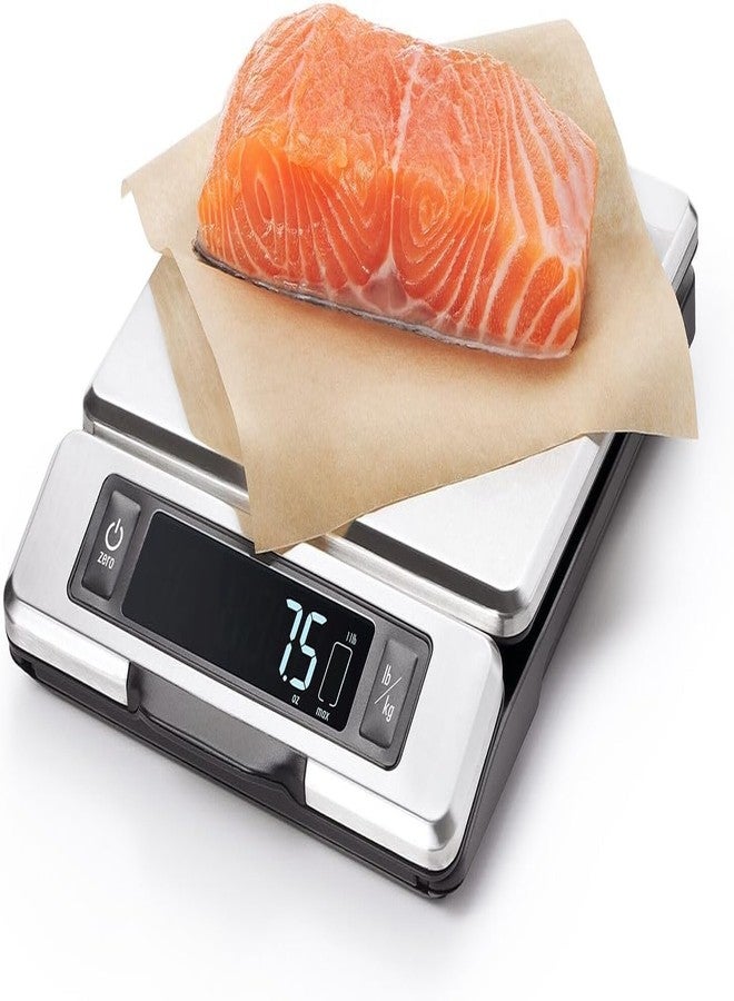 OXO Good Grips Stainless Steel Food Scale with Pull-Out Display, 11-Pound NEWER VERSION AVAILABLE - Image 4