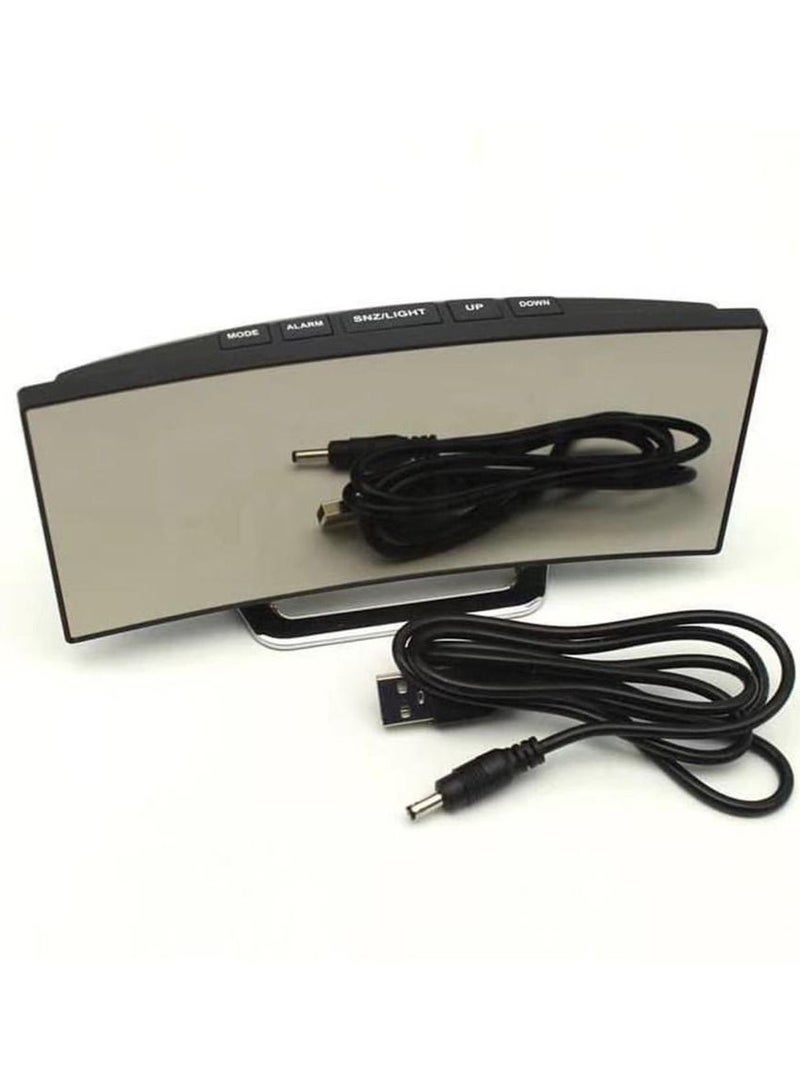 Crony ساعة رقمية LED 6507 | ساعة منبه رقمية مرآة - Image 5