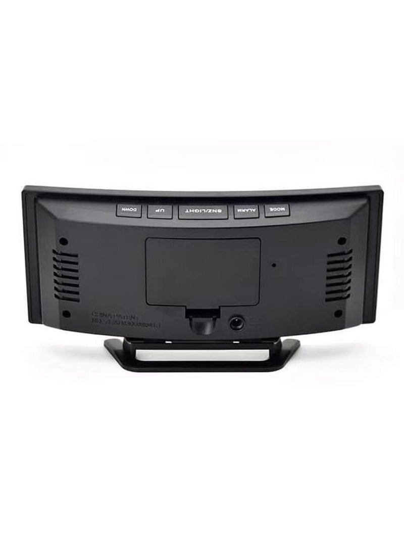 Crony ساعة رقمية LED 6507 | ساعة منبه رقمية مرآة - Image 4