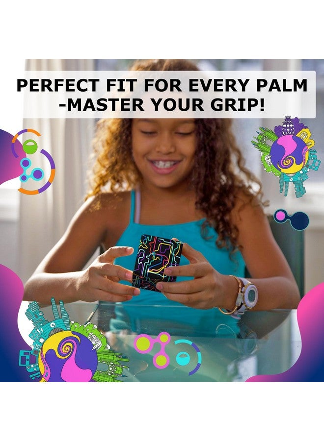 SHASHIBO Meow Wolf Shape Shifting Box - STEM Magnetic Fidget Cube That Transforms Into Over 70 Shapes, Download Fun in Motion Toys Mobile App (QDOT Map) - Image 5