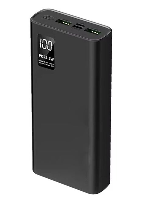 10000 mAh Power Bank -PD 22.5W Bidirectional Fast Charging- High-Speed Portable Charger with Built in Cables - Smart Digital Display - High-Capacity Battery Pack for iPhone 16/15/14 Series, Samsung, Huawei, Xiaomi, Redmi, Vivo, Oppo, iPad, Apple Watch and More