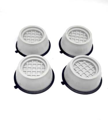R H LIFESTYLE R H LIFESTYLE Washing Machine Stand Non Vibration Pads for Washing Machine Washer Dryer and Fridge with Suction Cup Anti Walk Feet Pads Shock Absorber for Furnitures for Home Pack of 4  - Image 1