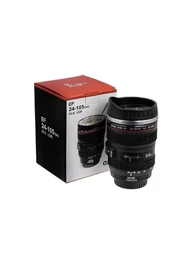 EF Camera Lens Shaped Mug Black standard - Image 2