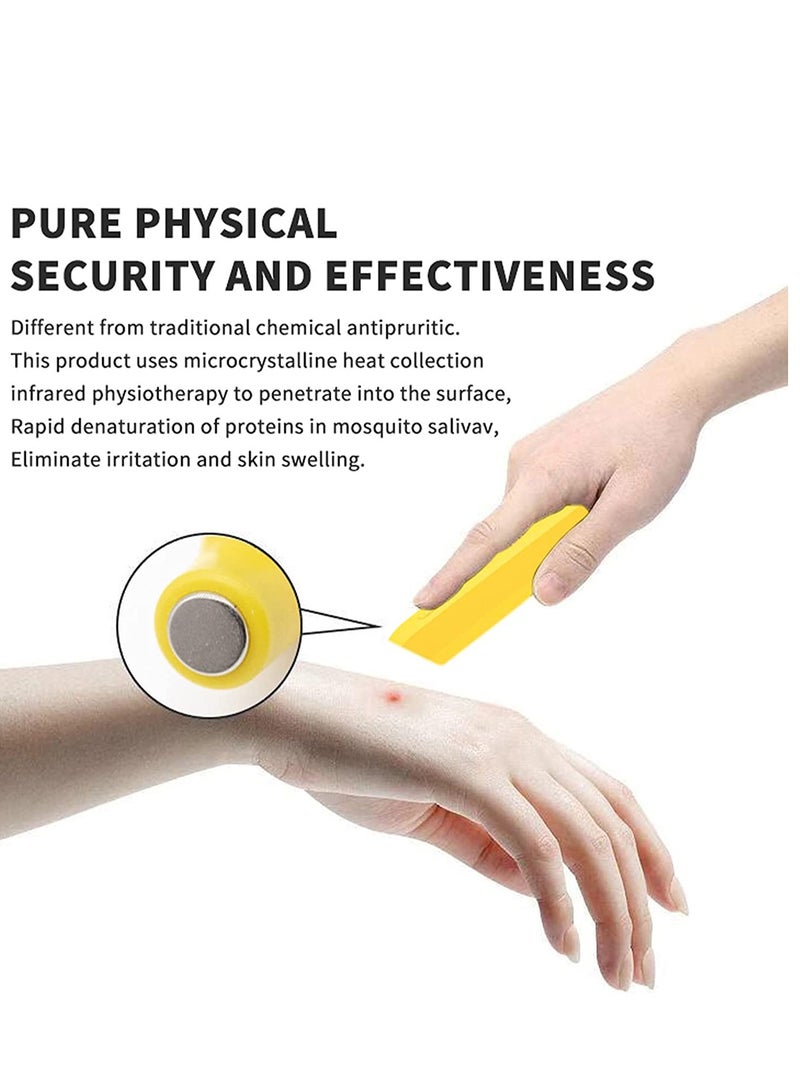 Excefore Insect Sting Bite Relief Electronic Mosquito Bites Itching Treatment Tool Thermal Frequency Pulse Anti Pruritic Stick Fast Symptom Relief Reduce Pain Portable USB Rechargeable - Image 4