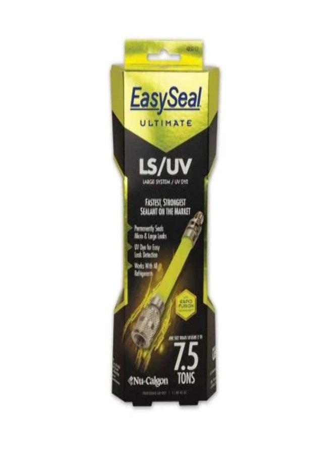 نو كالغون مانع تسرب غاز التبريد Nu-Calgon 4050-11 easyseal مع صبغة الأشعة فوق البنفسجية للحقن المباشر، مقاس واحد، يعالج أنظمة من 2 إلى 7.5 طن - Image 1