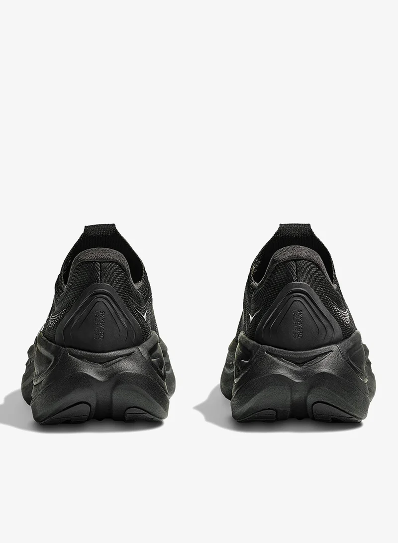 Hoka BLACK / BLACK Skyward Laceless for Women | Best Price UAE