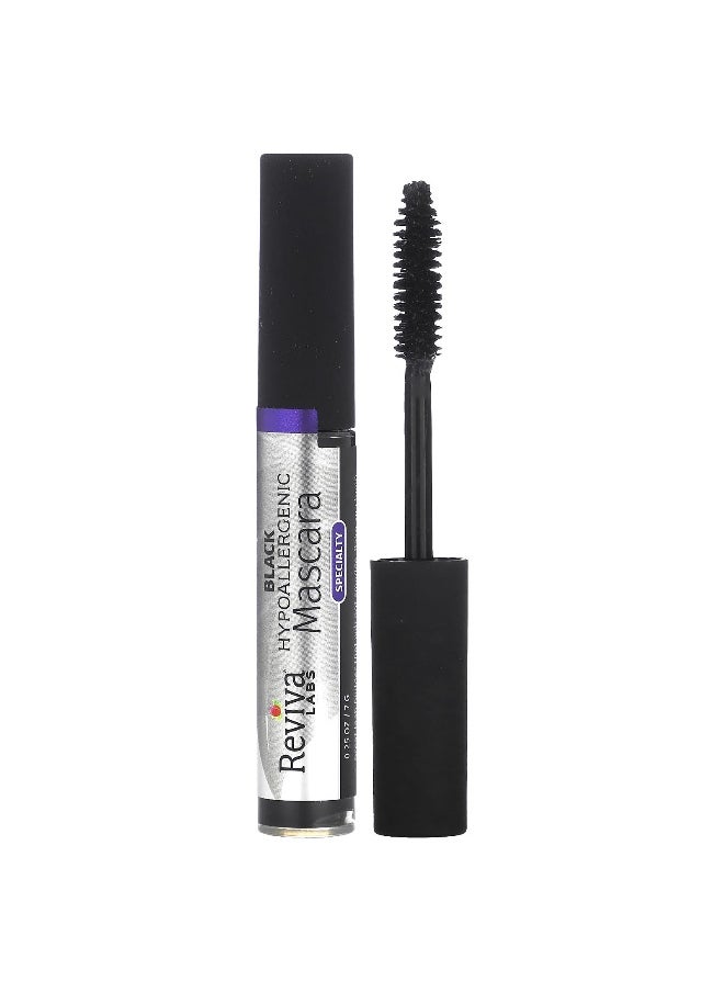 Reviva Labs Reviva Labs, Hypoallergenic Mascara, Black, 0.25 oz (7 g)  - Image 1