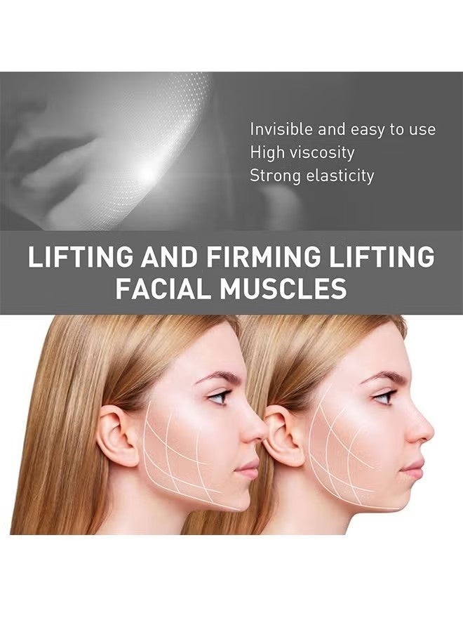 200 Pieces Invisible Facial Lifting Tape Instant Neck Face Lift Tape Reduce Wrinkles Hide Double Chin Create V Shaped Face - Image 5