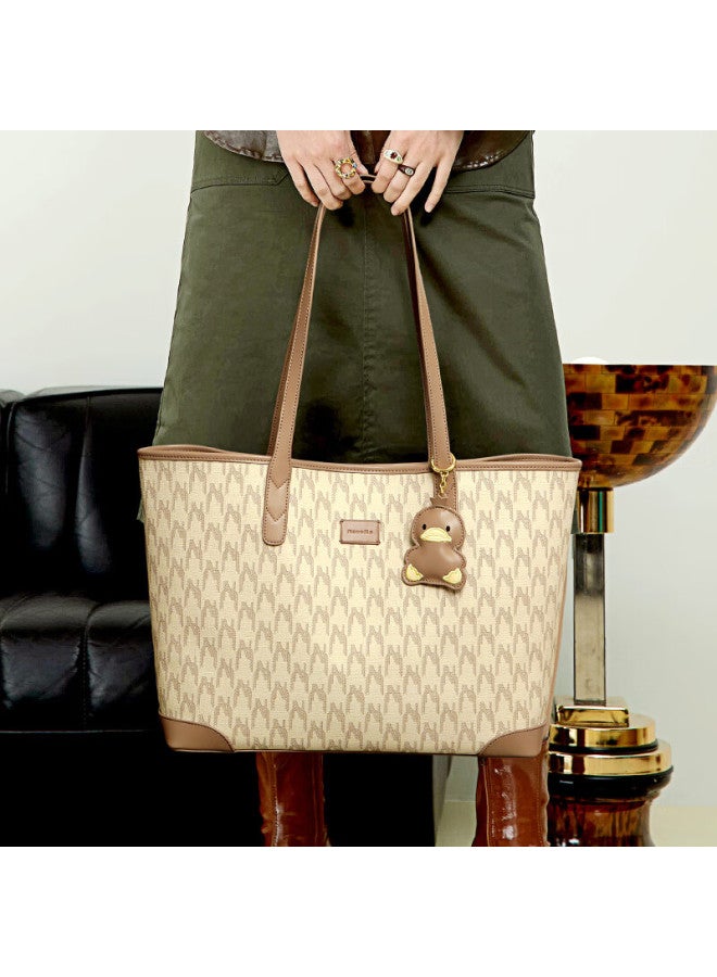 نوسيل Nucelle حقيبة يد نسائية حقيبة Duck Tote، سعة كبيرة، حقيبة كتف للمواصلات - Image 1