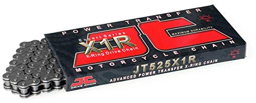 JT Chain JTC525X1R3120RL (525 Series) Black Steel 120 Link Heavy Duty X-Ring Chain with Connecting Link - Image 5