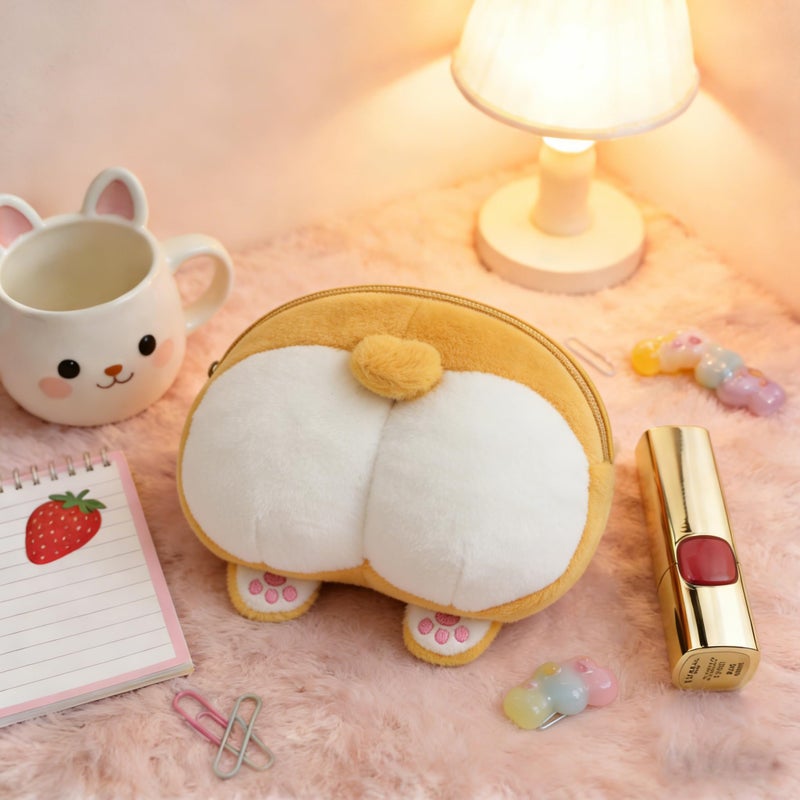 Lacheln Corgi Butt Coin Purse Corgi Gifts for Corgi lovers Funny Novelty Small Kawaii Purse Mini Wallet Christmas Birthday Gift for Women Girls - Image 3