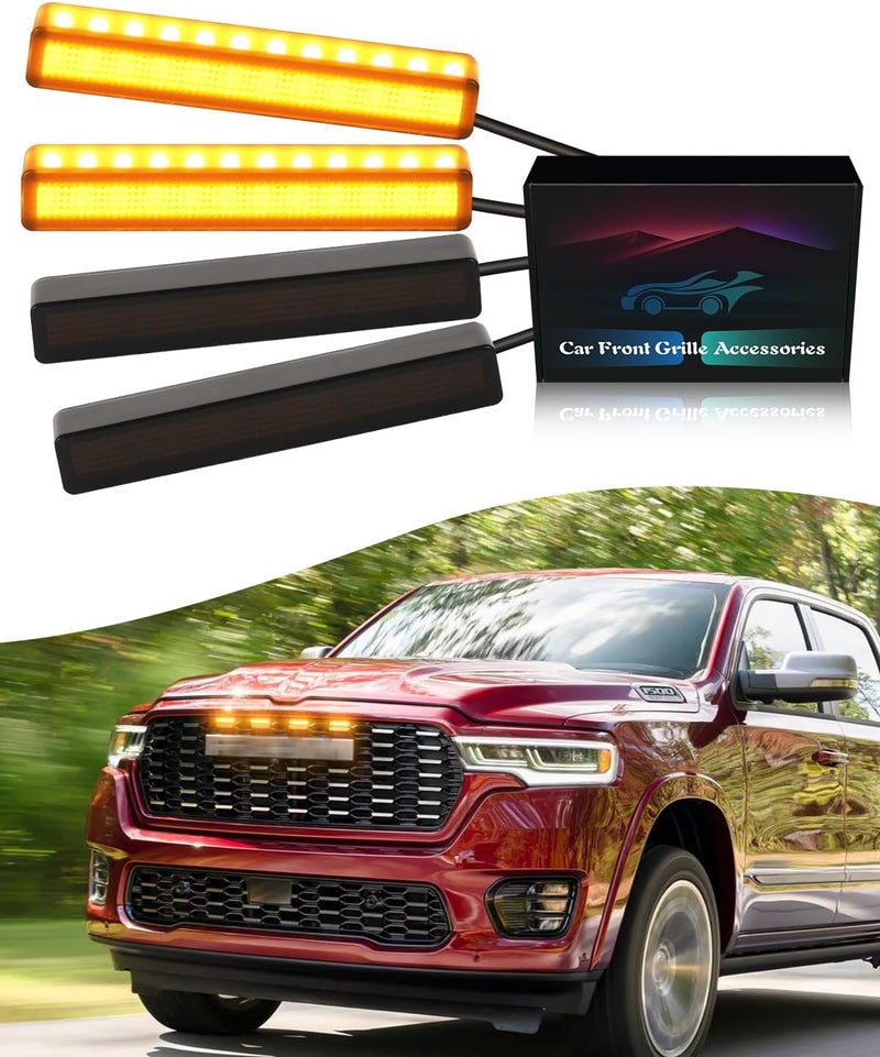 OKLSG LED Grill Lights for Dodge Ram 2019-2025 - Image 1