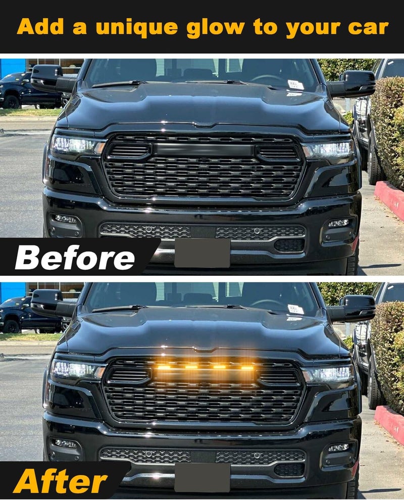 OKLSG LED Grill Lights for Dodge Ram 2019-2025 - Image 2