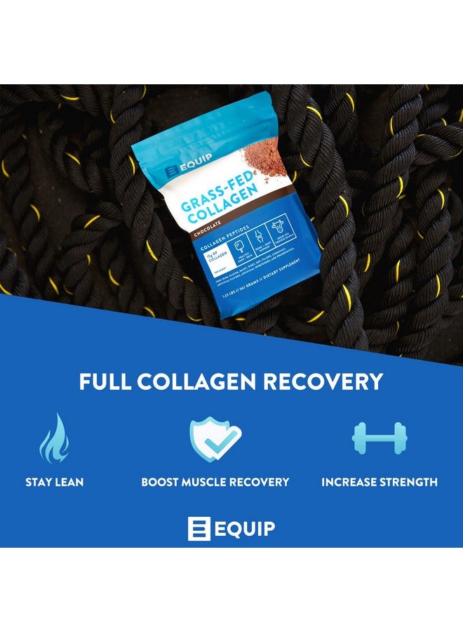 Equip Foods Grass Fed Collagen Powder 100% Hydrolyzed Bovine Collagen Peptides With Amino Acids Prime Beef Collagen For Healthy Joints Skin & Nails Nongmo Paleo Friendly 1.23 Pound Chocolate - Image 5