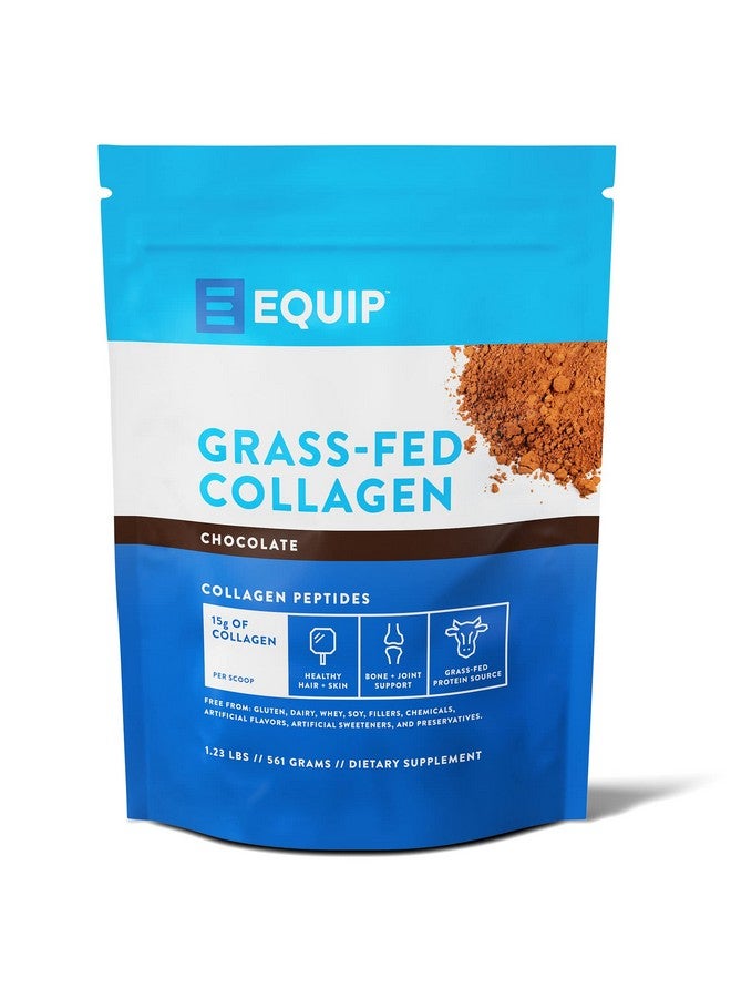 Equip Foods Grass Fed Collagen Powder 100% Hydrolyzed Bovine Collagen Peptides With Amino Acids Prime Beef Collagen For Healthy Joints Skin & Nails Nongmo Paleo Friendly 1.23 Pound Chocolate - Image 2