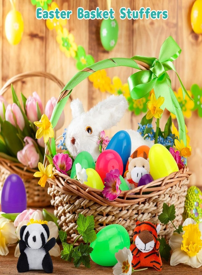 AUUGUU 12 Pack Prefilled Easter Eggs with Animals Stuffers Plush Toys for Easter Egg Hunt, Easter Basket Stuffers Fillers, Easter Party Favors, Easter Classroom Prize Supplies - Image 4