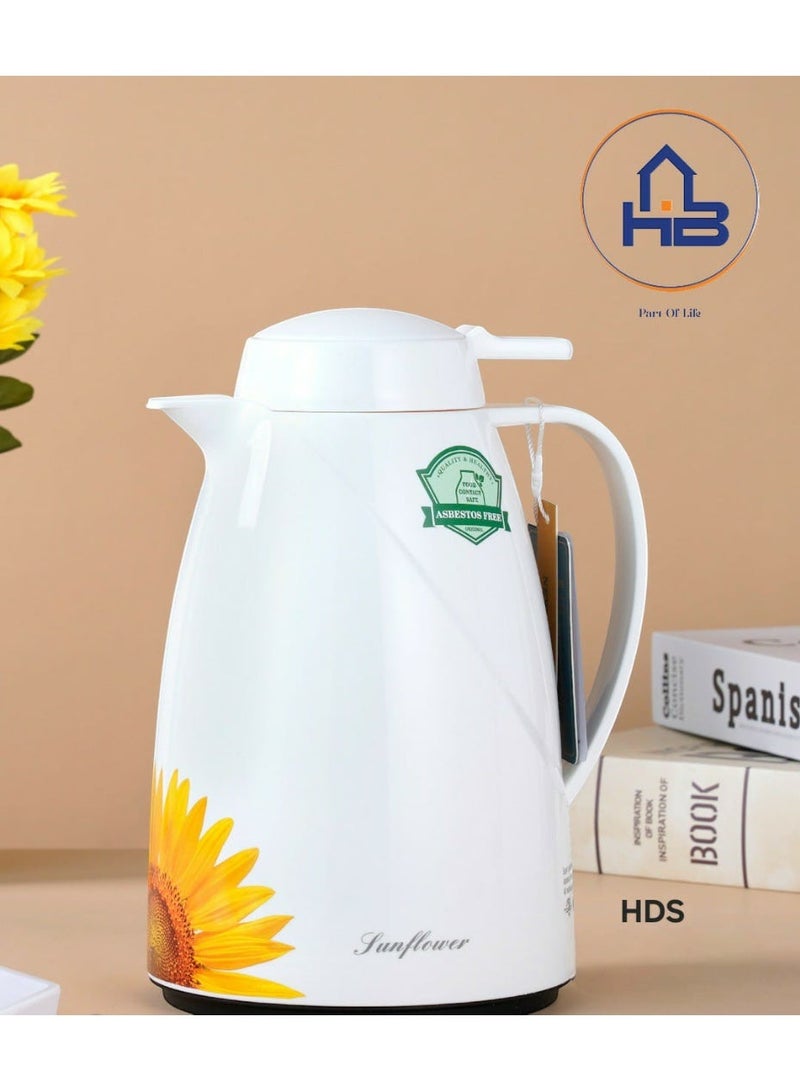 Lavin vaccum flask 1L/Elegant Thermos/Glass inner/Hot&Cold/HB