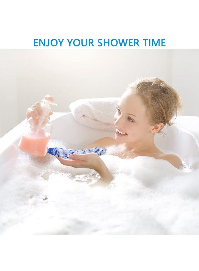 SuperJpsor 3-Piece African Exfoliating Net for Body - African Wash Net & Sponge Scrubber (Yellow, Pink, Purple) - Image 2