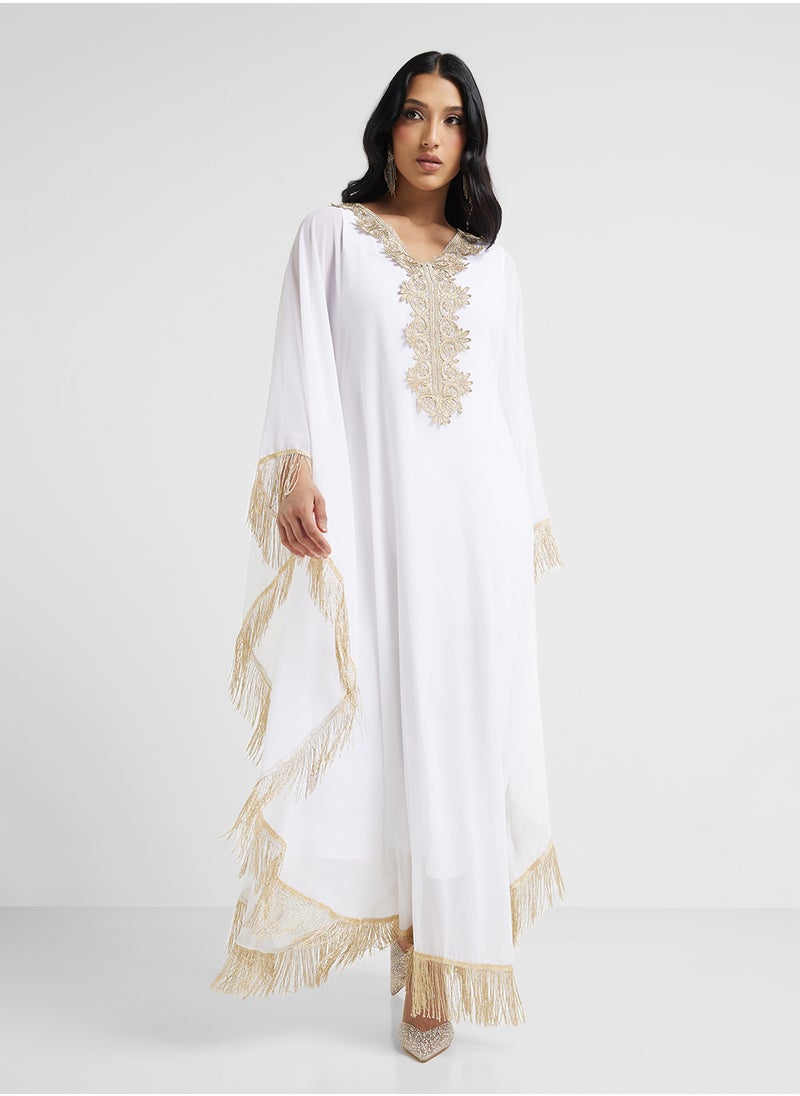 Khizana Embroidered Kaftan  - Image 4