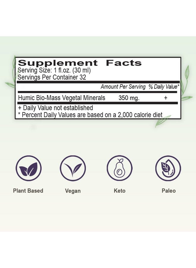 Vital Earth Minerals Vital Earth Super Strength Humic Minerals 70+ Trace Minerals With Naturally Occurring Fulvic Acid Alkalizing Liquid Mineral Supplement For Ionic Detox Digestive Support Energy & Balance 32 Fl Oz  - Image 4